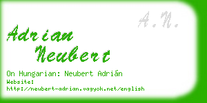 adrian neubert business card